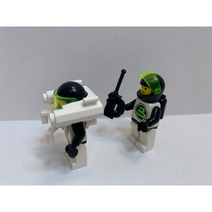 Lot of 2 Vintage 1990s LEGO Space Blacktron II Jetpack Minifigures sp002 sp055