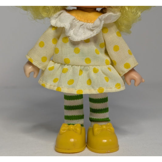 Vintage Strawberry Shortcake Doll LEMON MERINGUE Yellow Figure