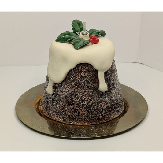 Dept 56 Plum Pudding Oil Lamp Vintage Christmas Holiday 1985