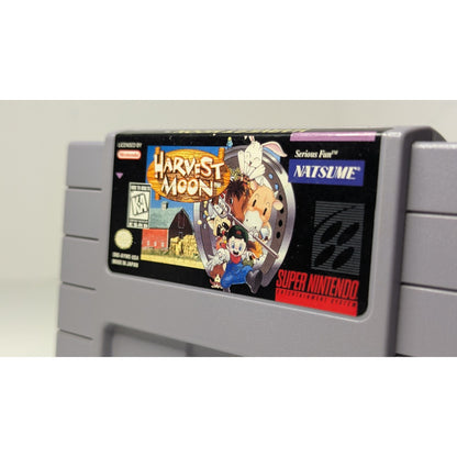 Harvest Moon Super Nintendo (SNES) Authentic, Tested, Cartridge Only