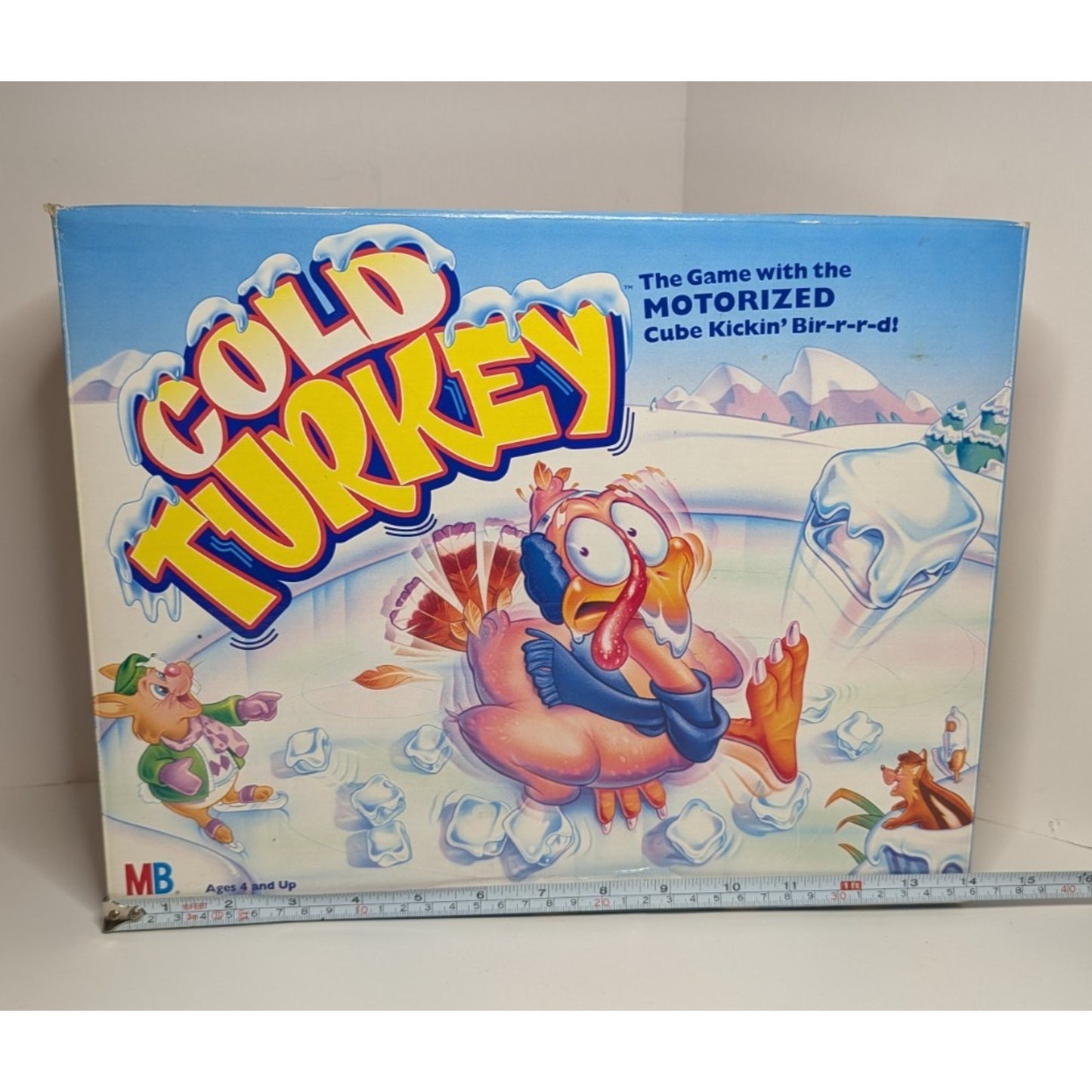 Vintage 1995 Cold Turkey Game Milton Bradley Complete & Works Used In Box