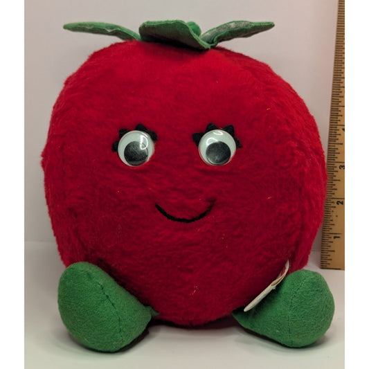 Vintage 1982 Del Monte Country Yumkin Plush REDDIE TOMATO 6" Stuffed Plush