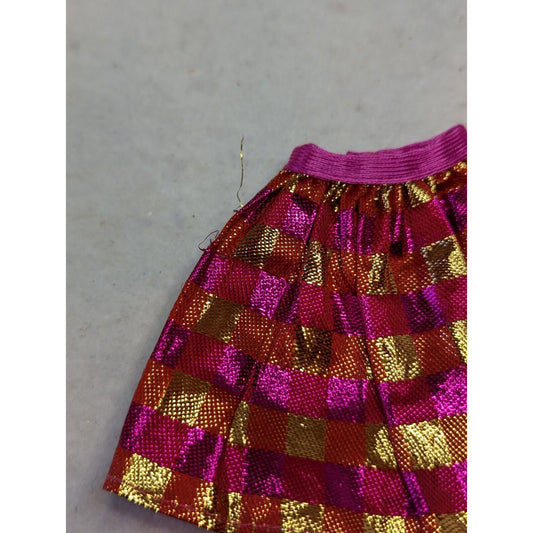 Vintage Barbie Sparkle Pretty Fashion Pack Mattel Pink & Gold Skirt with Blazer