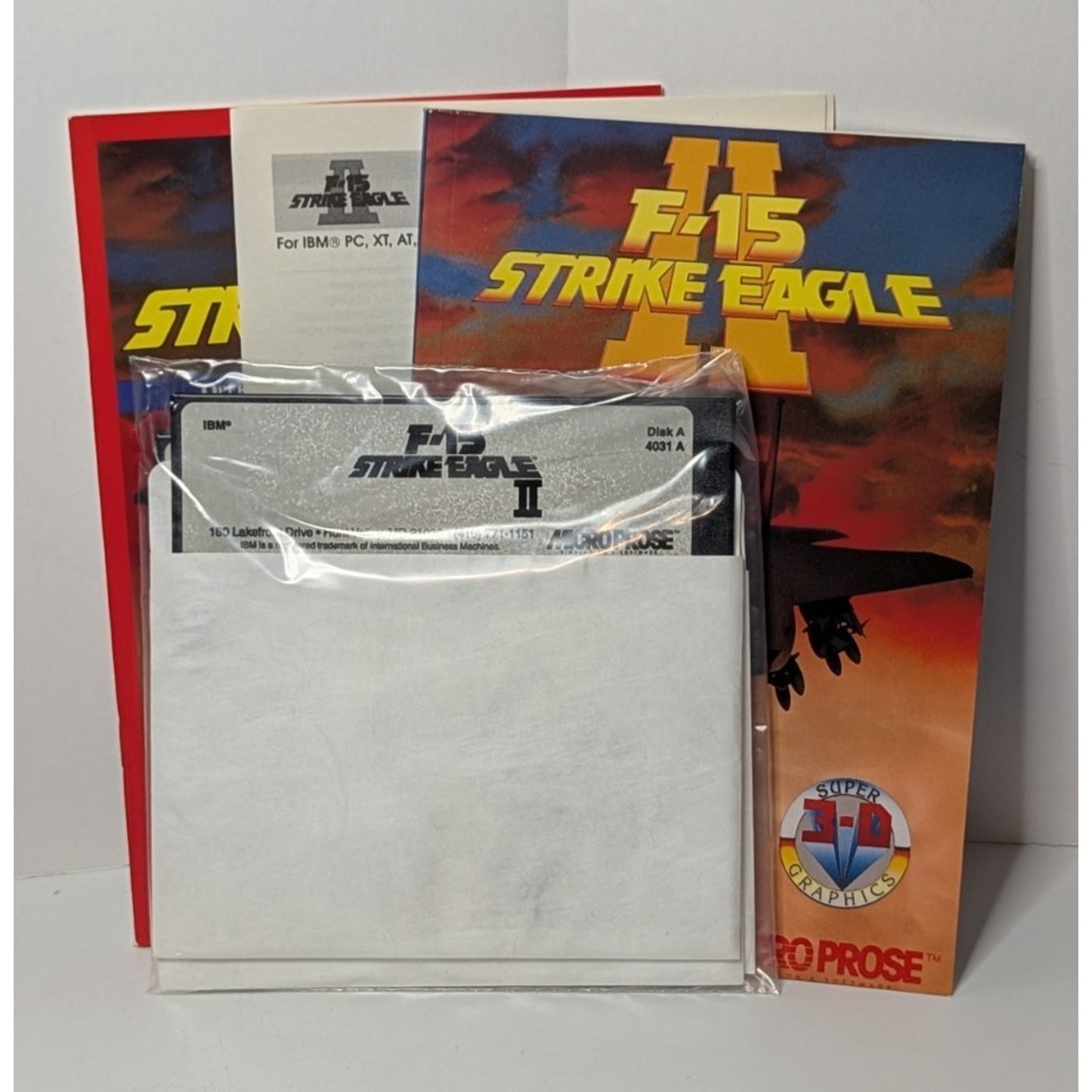 Vintage PC Games Land, Sea, and Air 2! (IBM 5.25" Release) Micro Prose READ