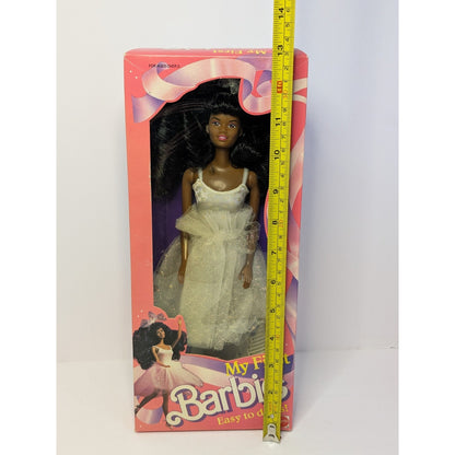 Vintage Mattel 1988 My First Barbie Doll #1281 Dancer So Easy To Dress!