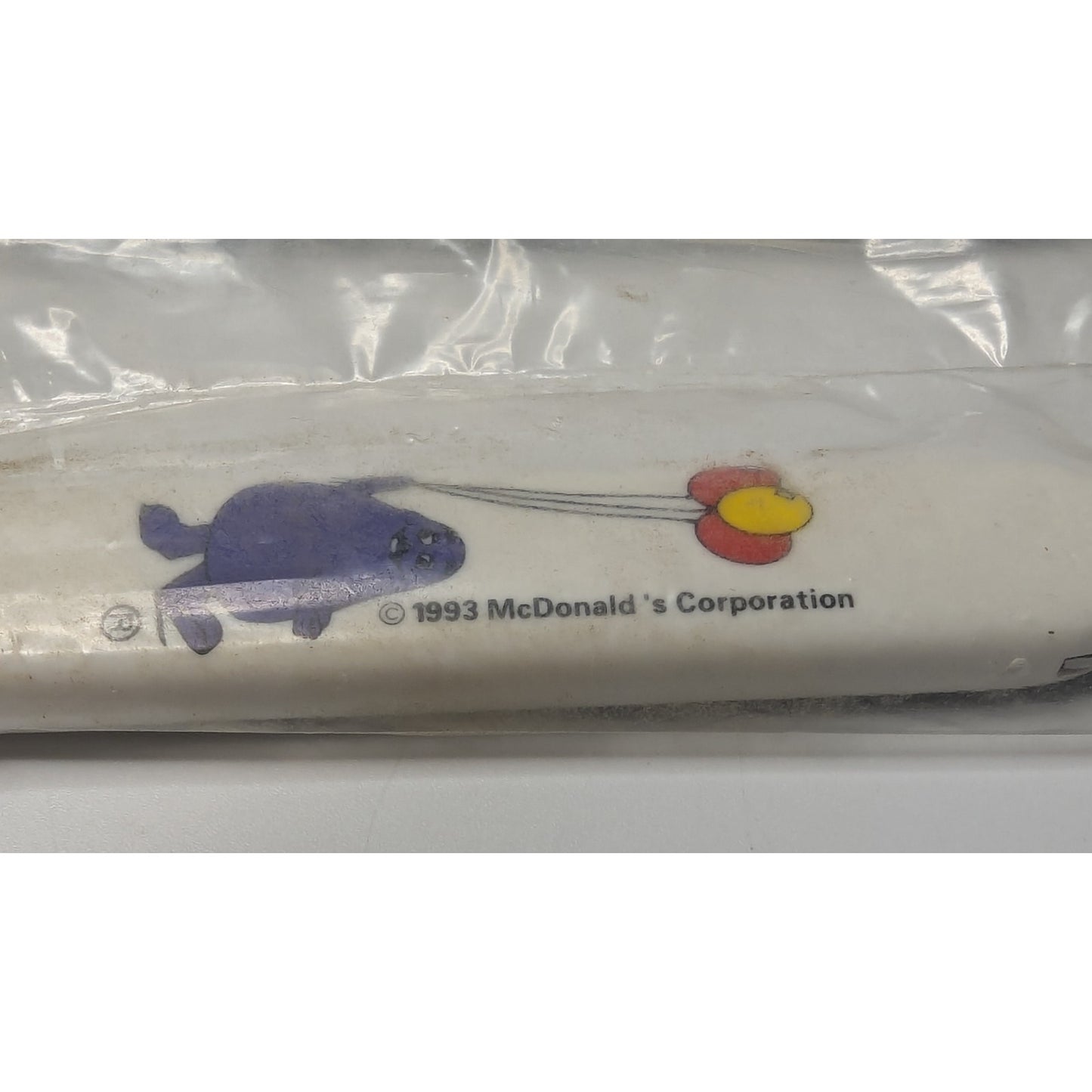 Vintage Sealed 1993 McDonald's 5" Children's Spoon & Fork Set Ronald & Grimace