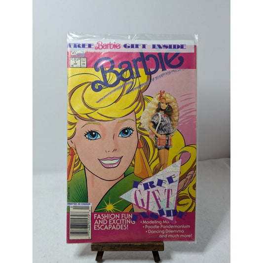 Barbie #1 - 1991 Sealed With Door Hanger Gift Marvel Comics