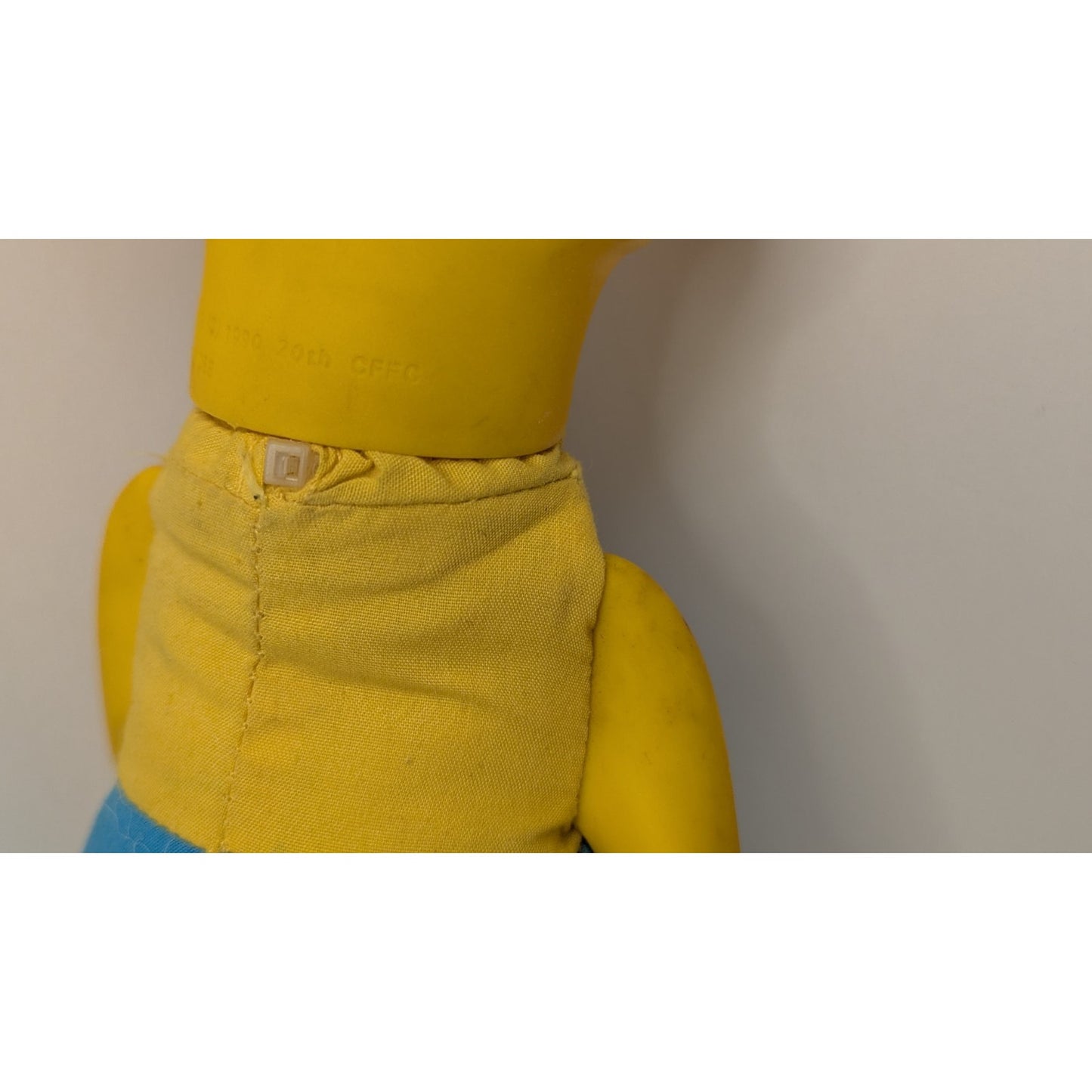 Vintage 90'S Bart Simpson Cooties Man Vinyl & Plush Figure 1990 No Shirt