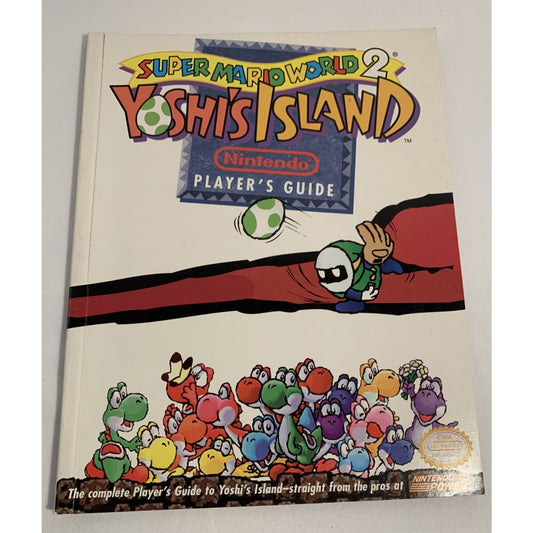 Super Mario World 2 Yoshi's Island Nintendo Official Players Strategy Guide SNES