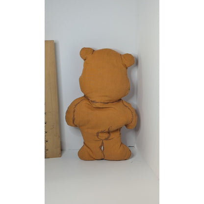 Vintage Tender Heart Stuffed 11" Hand Made Carebear Plush Pillow