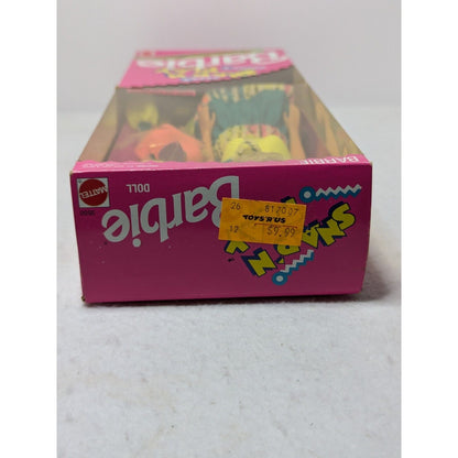 Vintage 90's Snap N Play Barbie Mattel Fashion Magic New In Box Orig Price Tag