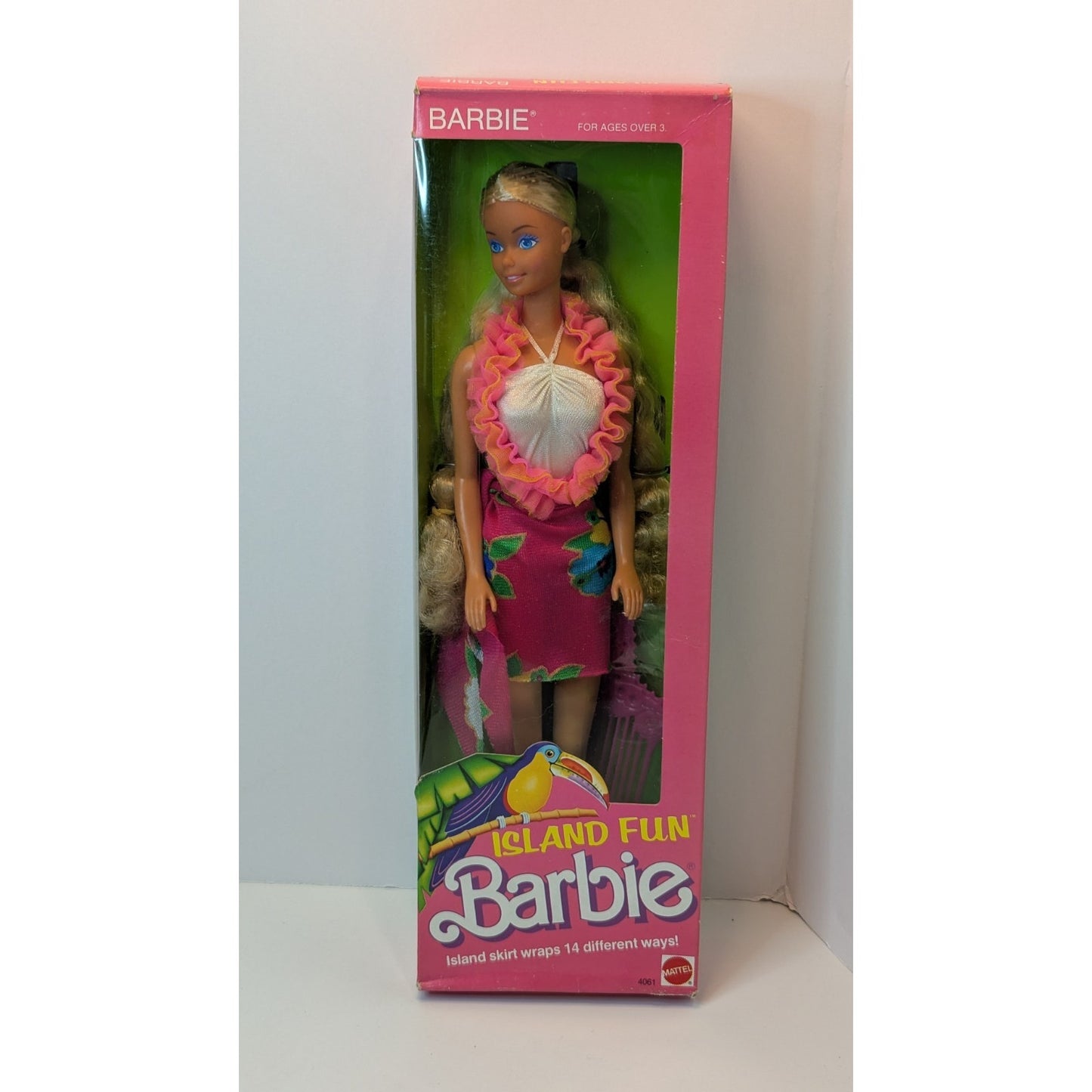 Sealed Vintage 1987 Island Fun Barbie Doll b #4061 Mattel Unopened Read