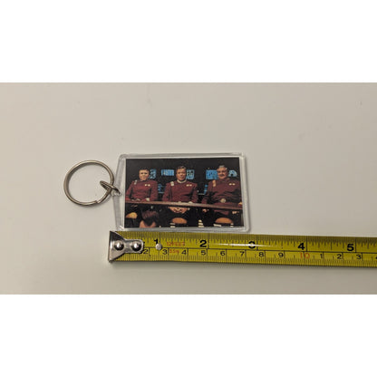 Vintage 1994 Star Trek Generations 3" Photo Keychain