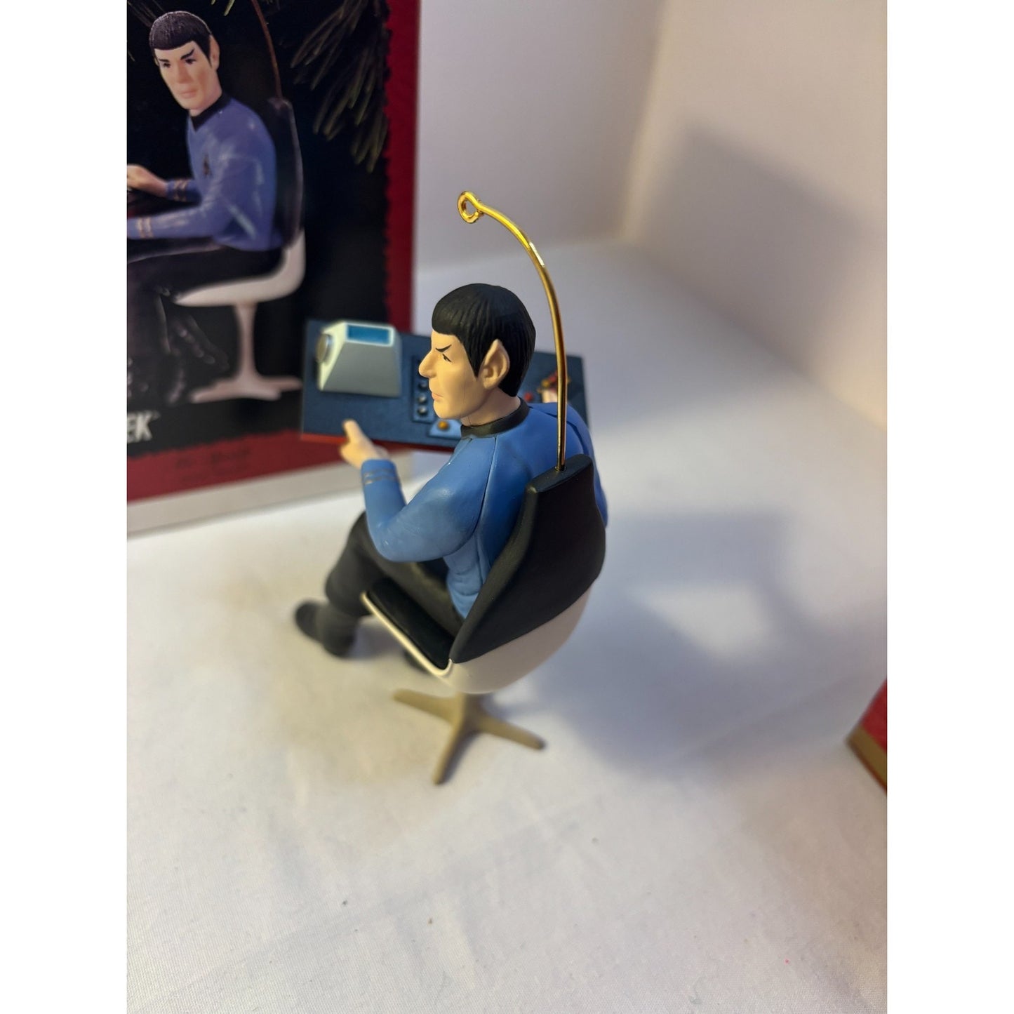 Vintage Hallmark Keepsake Christmas Ornament Star Trek Series Mr Spock 1996 Open