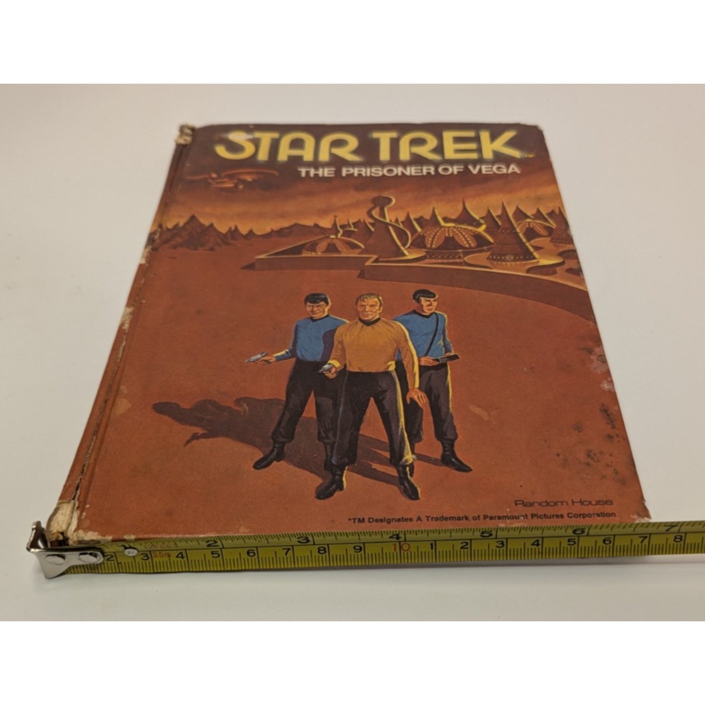 Vintage 1977 Star Trek The Prisoner of Vega Hard Cover Random House Kids Book
