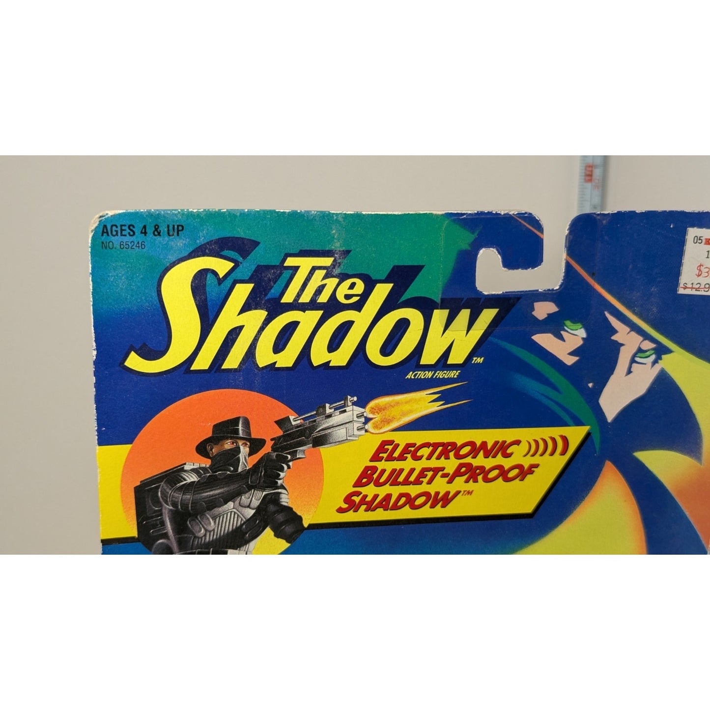 90s The Shadow Electronic Bullet Proof Shadow Deluxe Action Figure Vintage Kenner