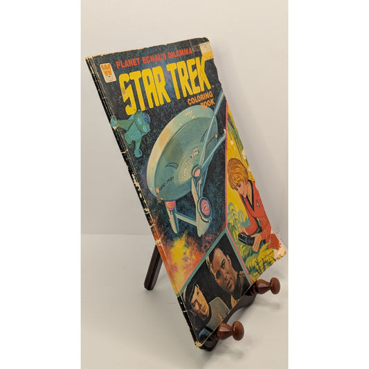 Vintage Star Trek Coloring Book Planet Ecnal's Dilemma 1978 60pgs