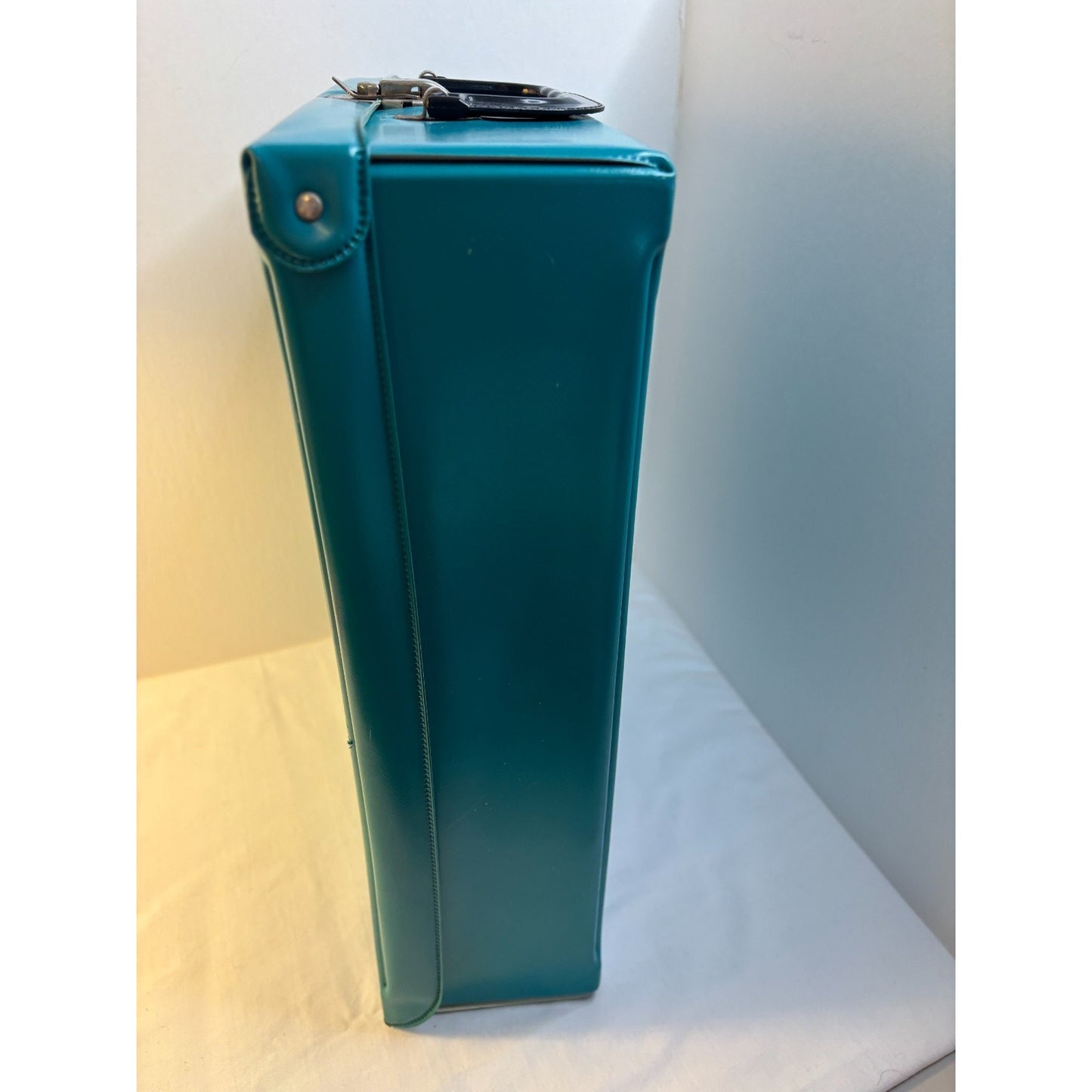 Vintage TURQUOISE Teal 1961 Ken And Ponytail Barbie Doll Carrying Case