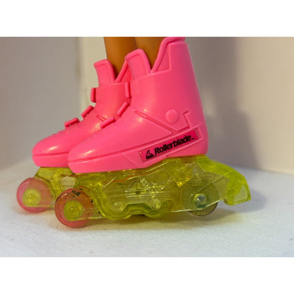 1991 Barbie Rollerblade 2214 Doll Skates Flicker’n Flash Original Outfit