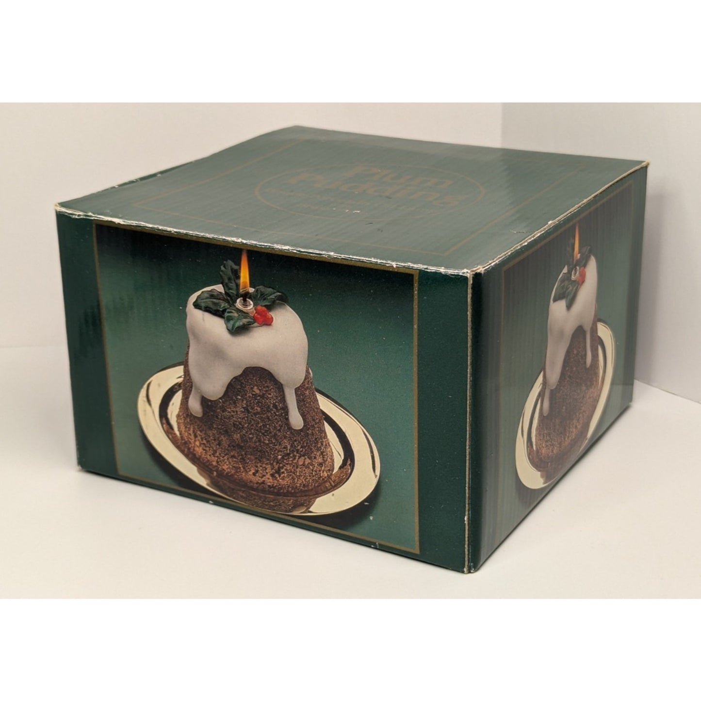 Dept 56 Plum Pudding Oil Lamp Vintage Christmas Holiday 1985