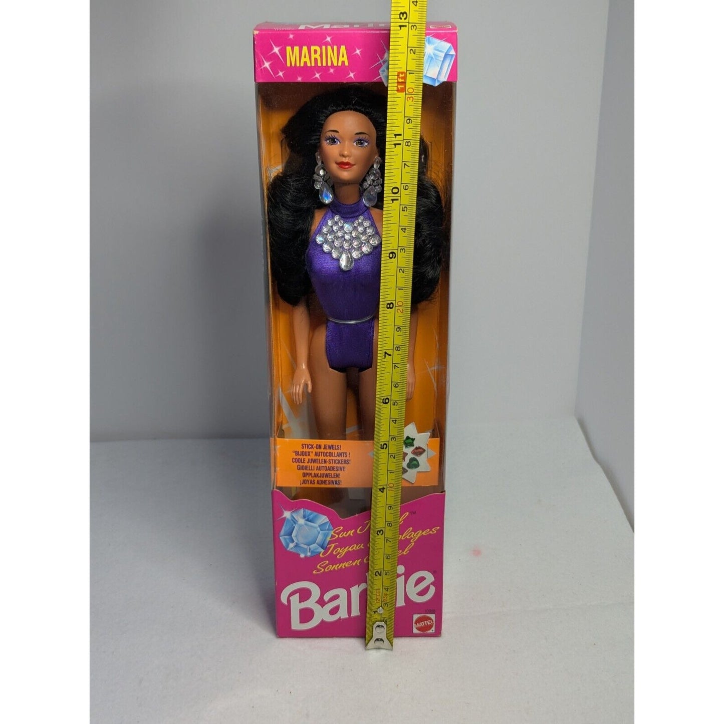 SUN JEWEL MARINA 1993 Mattel Barbie Doll Vintage New In Box International Pkg