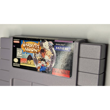 Harvest Moon Super Nintendo (SNES) Authentic, Tested, Cartridge Only