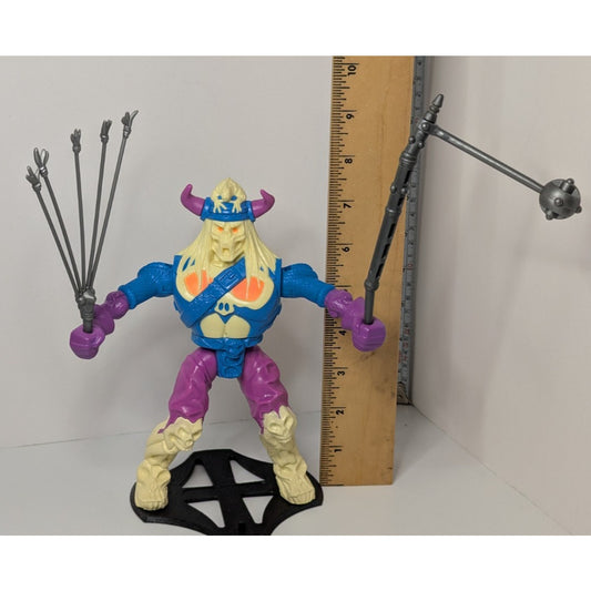 Vintage 90s Complete Conan The Adventurer 7" Skulkur Action Figure Skeleton Hasbro