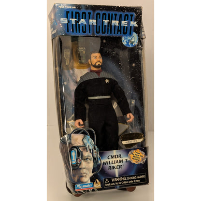 Vintage Playmates Star Trek First Contact William Riker 9" Figure