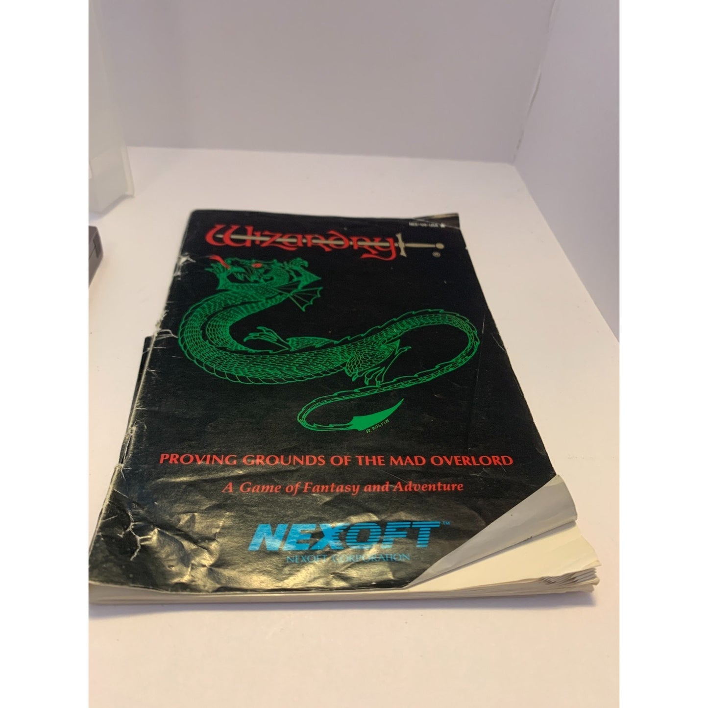 Wizardry: Proving Grounds of the Mad Overlord (NES) Cartridge & Manual Nintendo