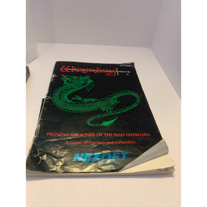 Wizardry: Proving Grounds of the Mad Overlord (NES) Cartridge & Manual Nintendo
