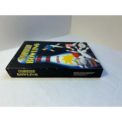 Nintendo NES Championship Bowling Video Game Complete in Box CIB Tested