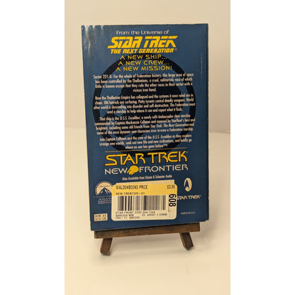 Lot of 7 Vintage Star Trek Paperbacks: New Frontiers Science Fiction Books