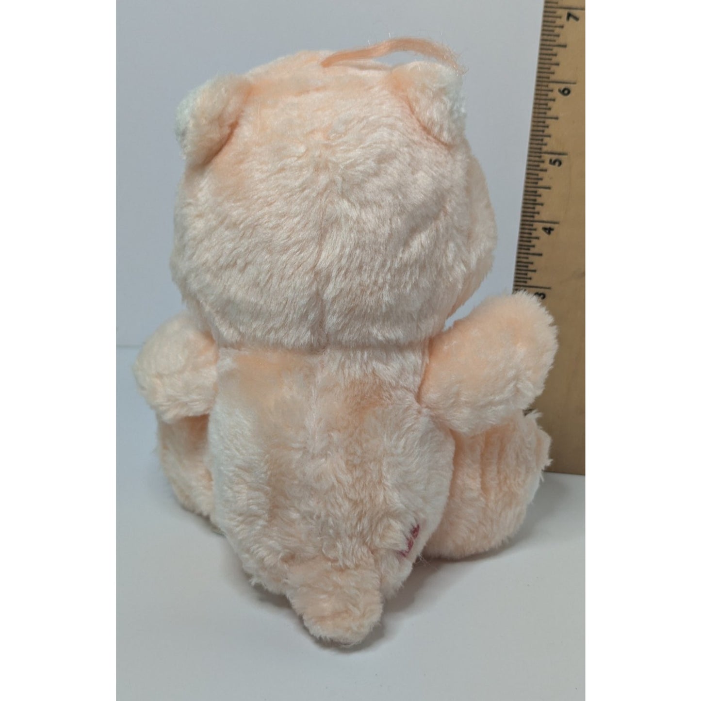 Care Bear FRIEND 6" Sitting Plush Peach Sunflowers Kenner 1983 Vintage 80s