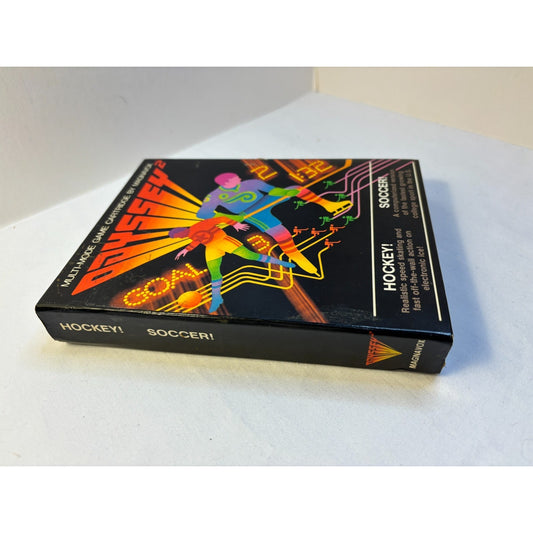 Magnavox Odyssey 2 Hockey & Soccer Video Game CIB Complete in Box Tested
