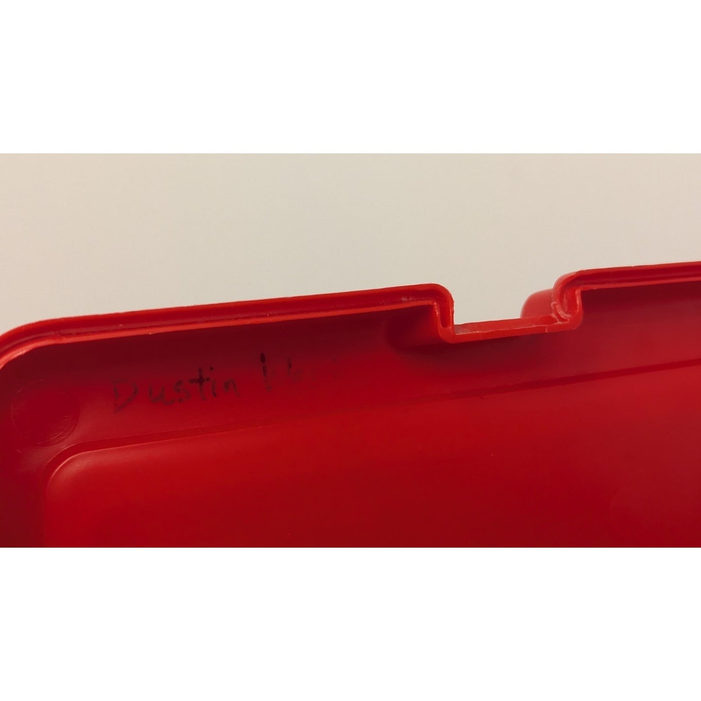 Vintage 1989 Thermos Star Trek The Next Generation Red Plastic Lunch Box