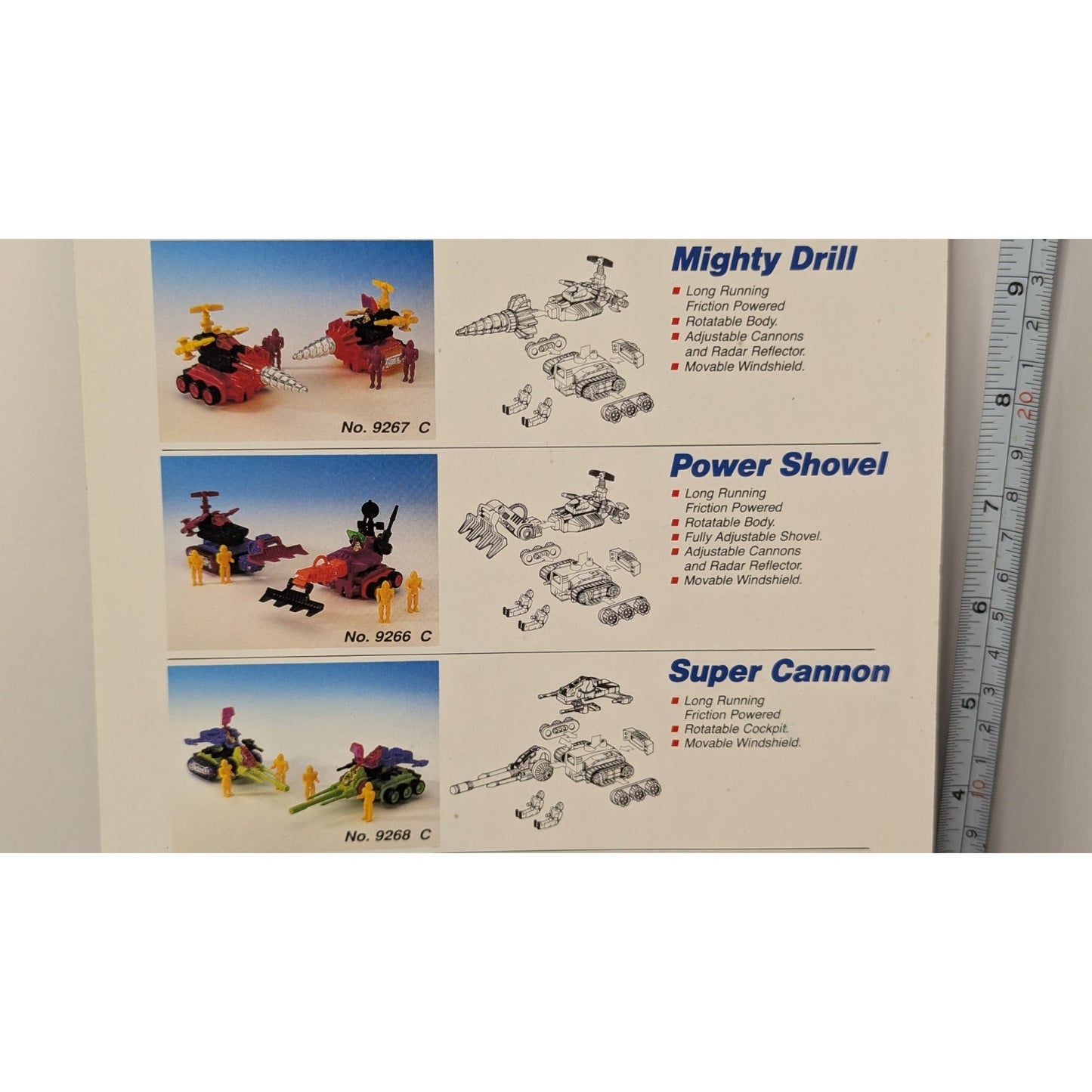Vintage 80s Multimac Galaxy Series The Planet Explorer Power Shovel Silverlit
