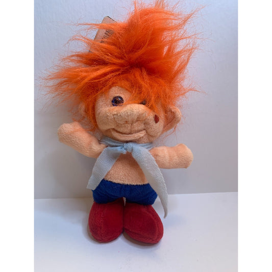 Vintage Imperial Pebble Trolls Sweetheart 6” Soft Plush Doll Tag 1998