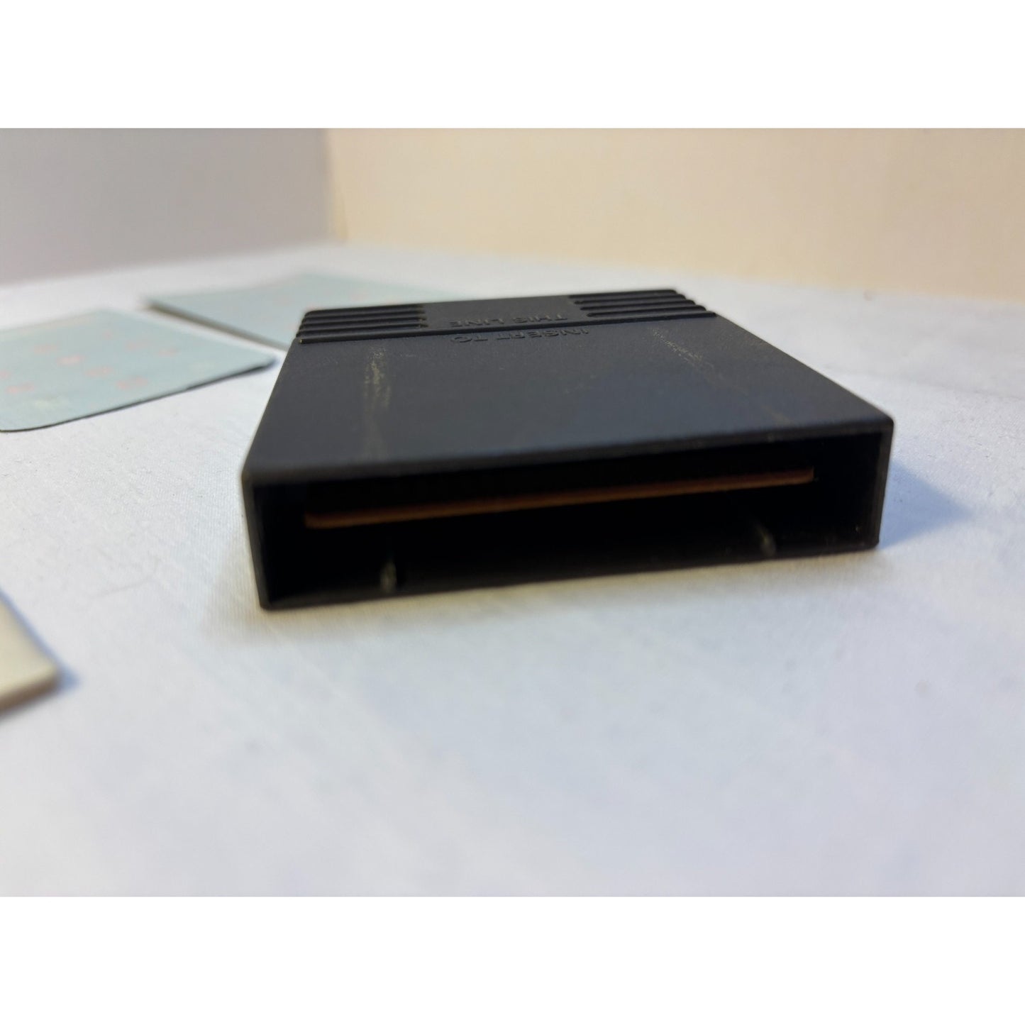 Poker & Blackjack Intellivision Game Cartridge 2 Overlays + Manual Tested Works