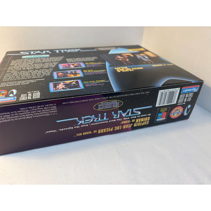 1998 Playmates Star Trek Captain Picard Dixon Hill Guinan Gloria Figure Set Open