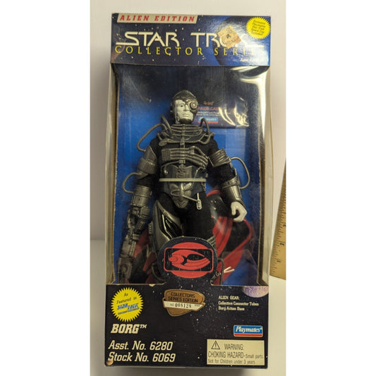 Star Trek Borg 9" Action Figure Alien Edition Collector Series 1995 Playmates