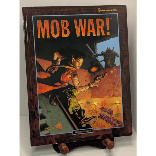 Vintage FASA Corp. RPG Sourcebook Shadowrun #7326 Mob War! 1997