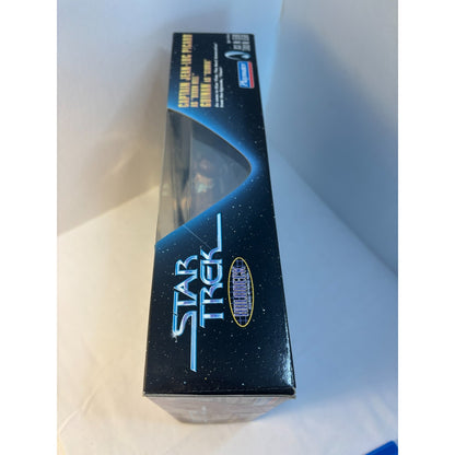 1998 Playmates Star Trek Captain Picard Dixon Hill Guinan Gloria Figure Set Open