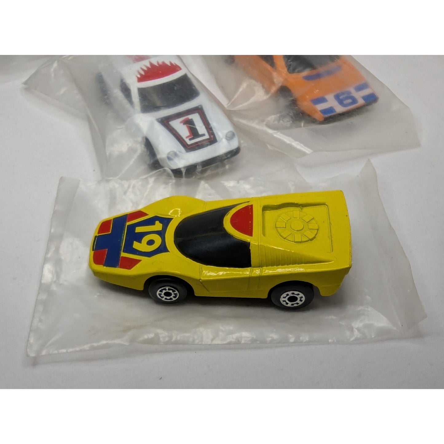 Lot of 7 Vintage Matchbox Super GT 1985 Diecast Cars Still Bagged
