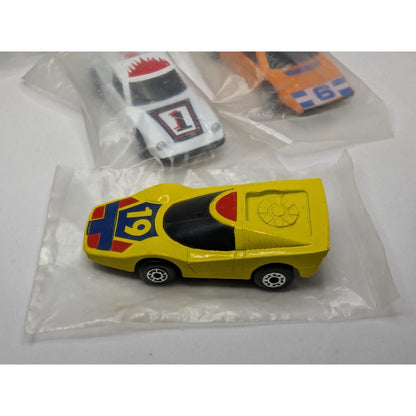 Lot of 7 Vintage Matchbox Super GT 1985 Diecast Cars Still Bagged