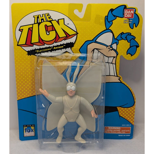 Vintage 1994 Sealed Bandai Fox Animation The Tick Fluttering Arthur 6" Figure