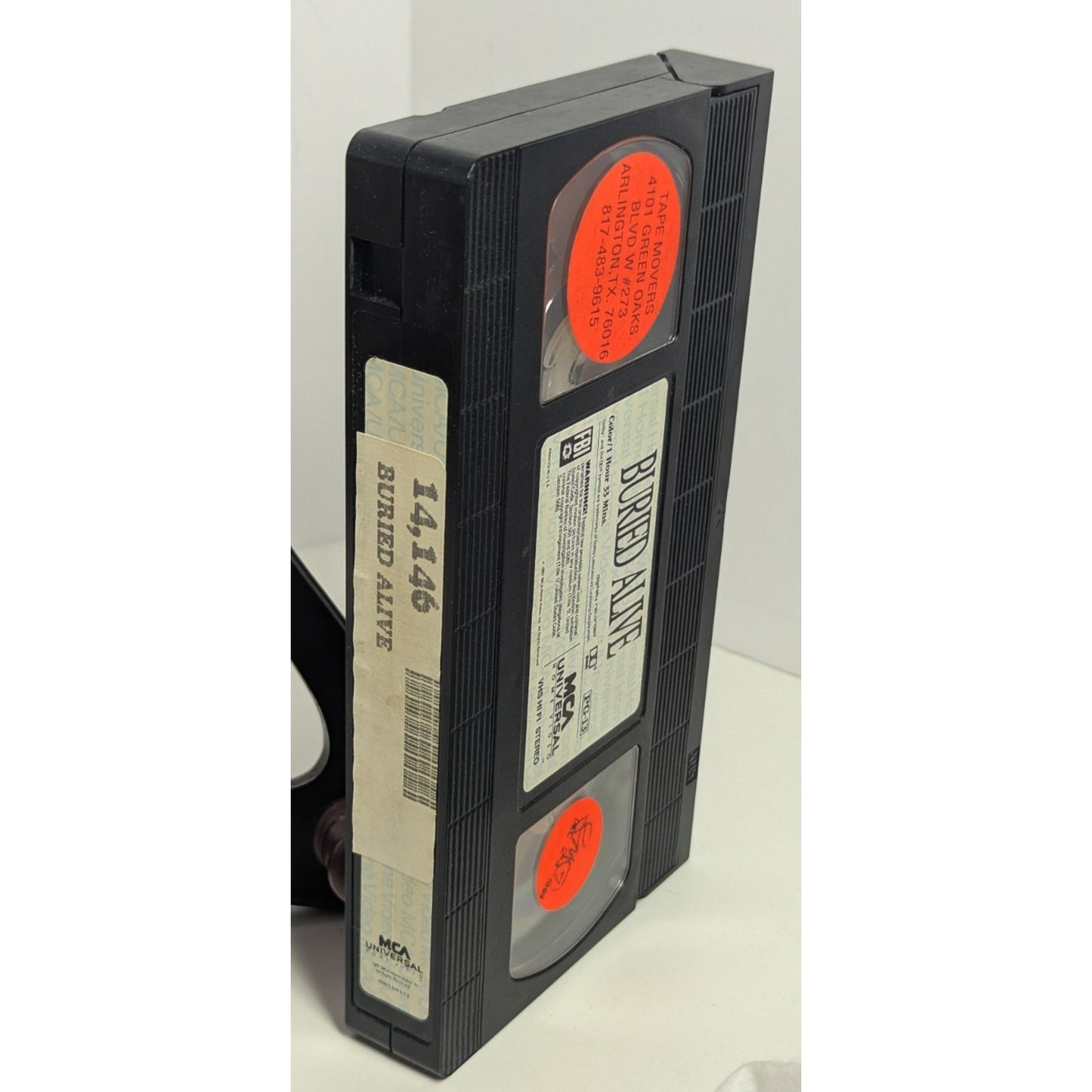 Buried Alive VHS Tape Horror Movie 1990 Tim Matheson Goodtimes Cult Halloween