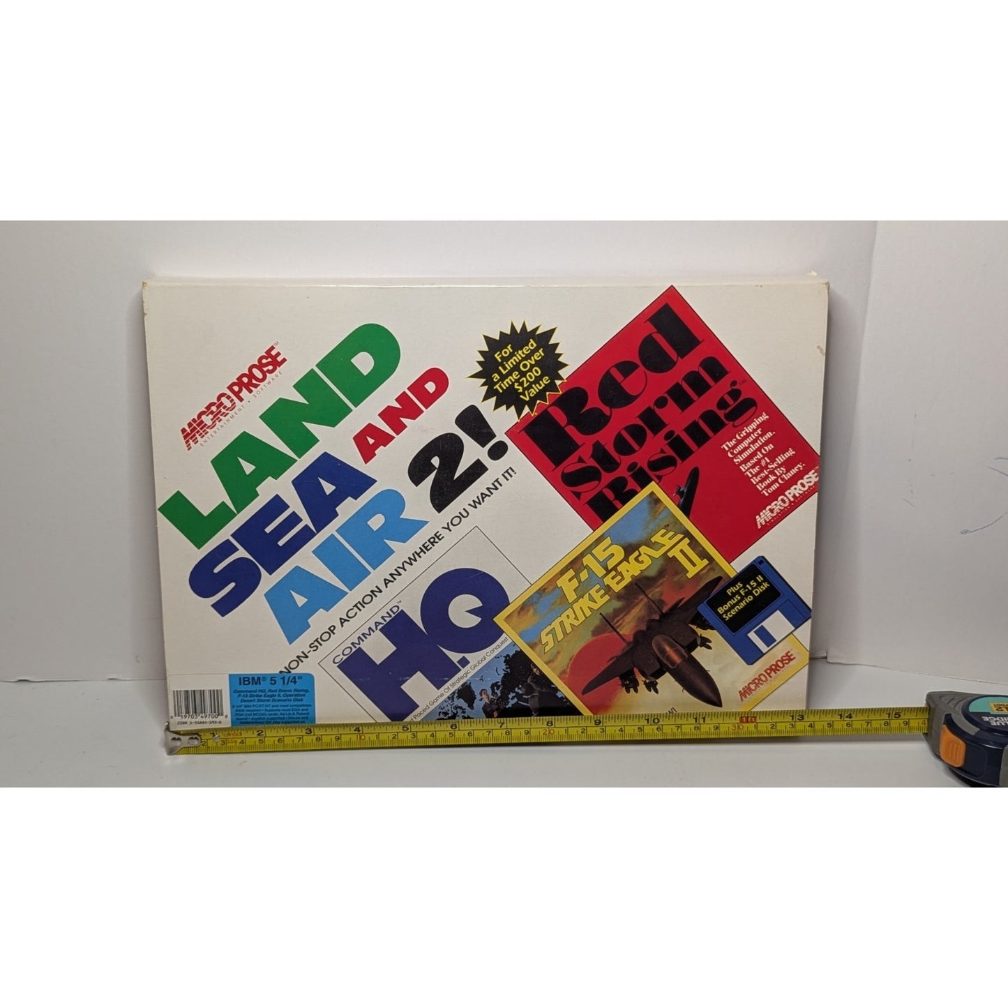 Vintage PC Games Land, Sea, and Air 2! (IBM 5.25" Release) Micro Prose READ