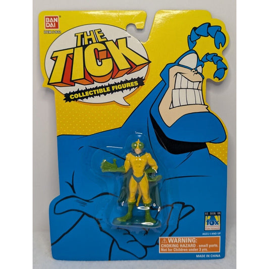 Vintage The Tick Small Crusading Chameleon Collectible Figure Bandai 1994 Sealed