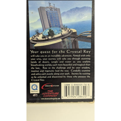 The Crystal Key PC/Mac Game Win 95/98 2 Discs Adventure Puzzle