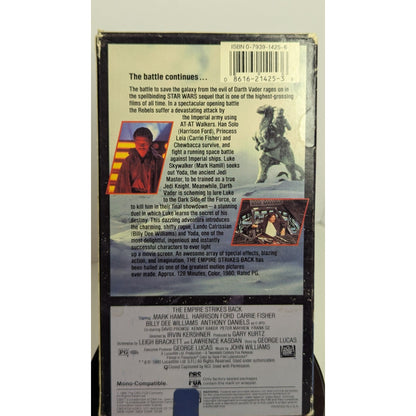 Vintage Star Wars Empire Strikes Back (VHS) CBS Fox Video 1990